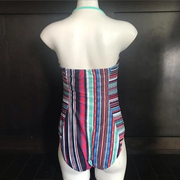 Jessica Simpson multi bandeau one piece swimsuit - Picture 3 of 3